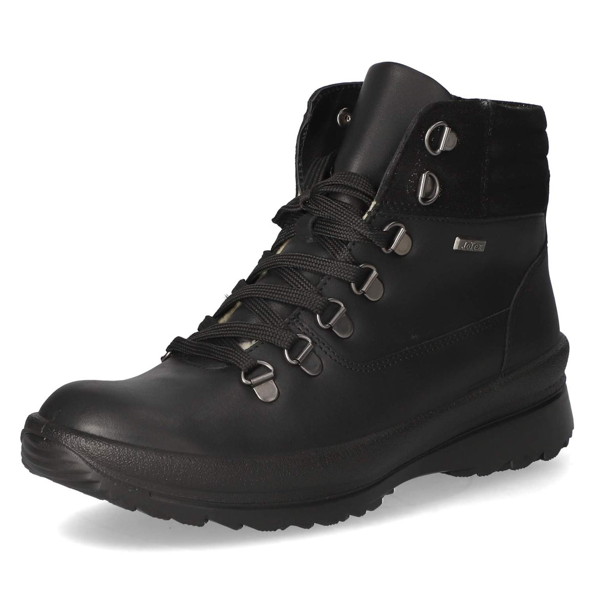 Schnürstiefeletten Schwarz