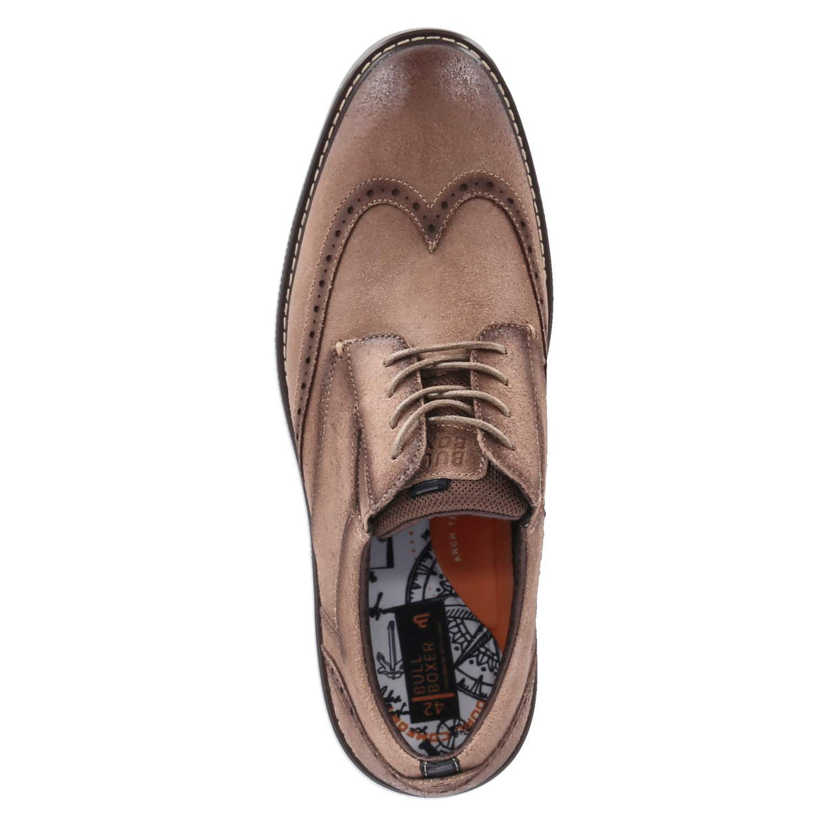 Halbschuhe Braun