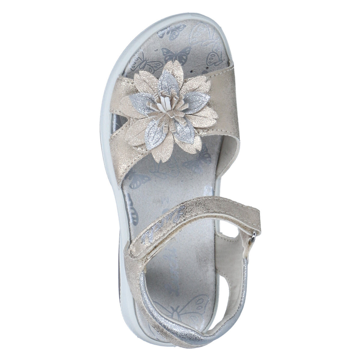 Sandalen FLORA Gold