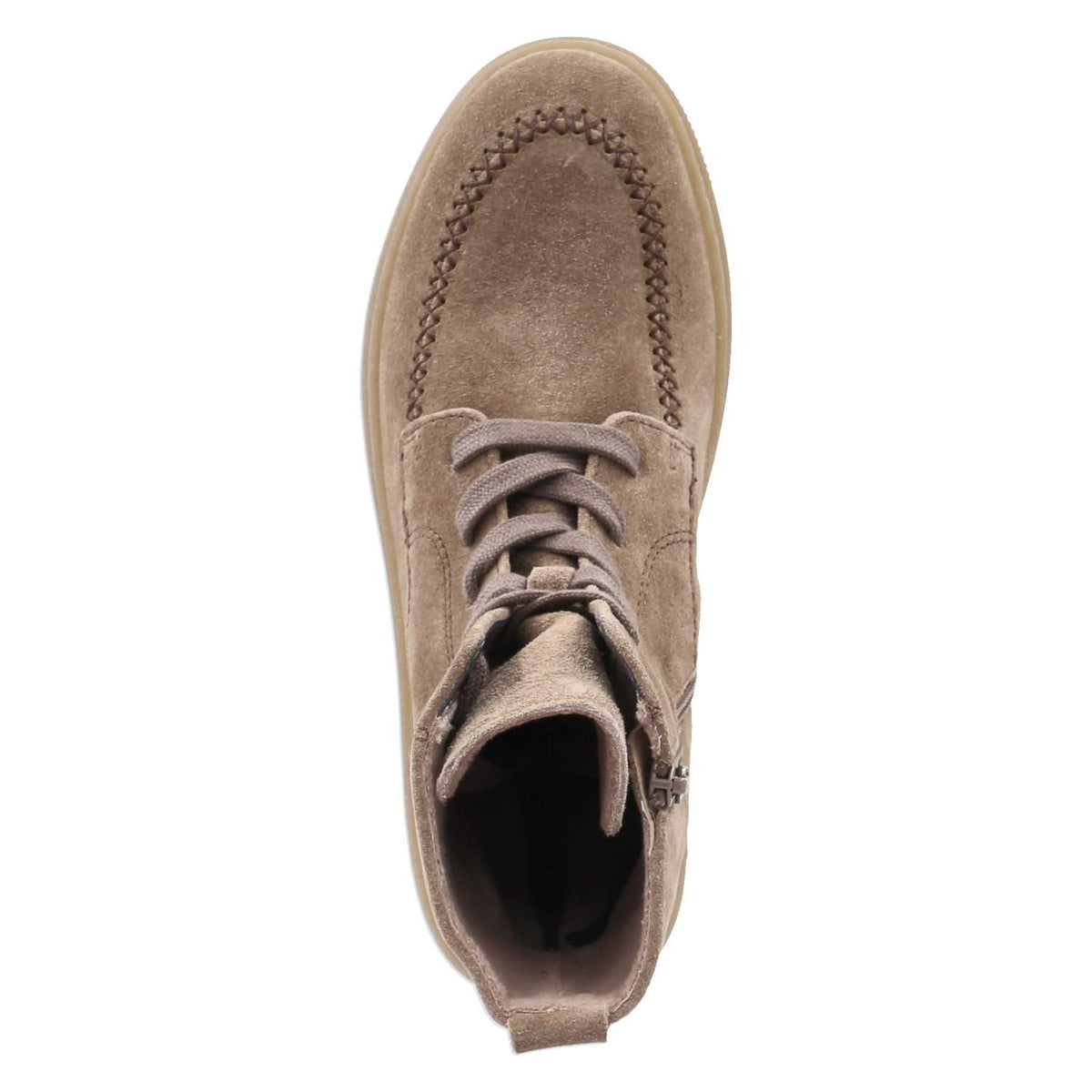 Schnürboots Taupe