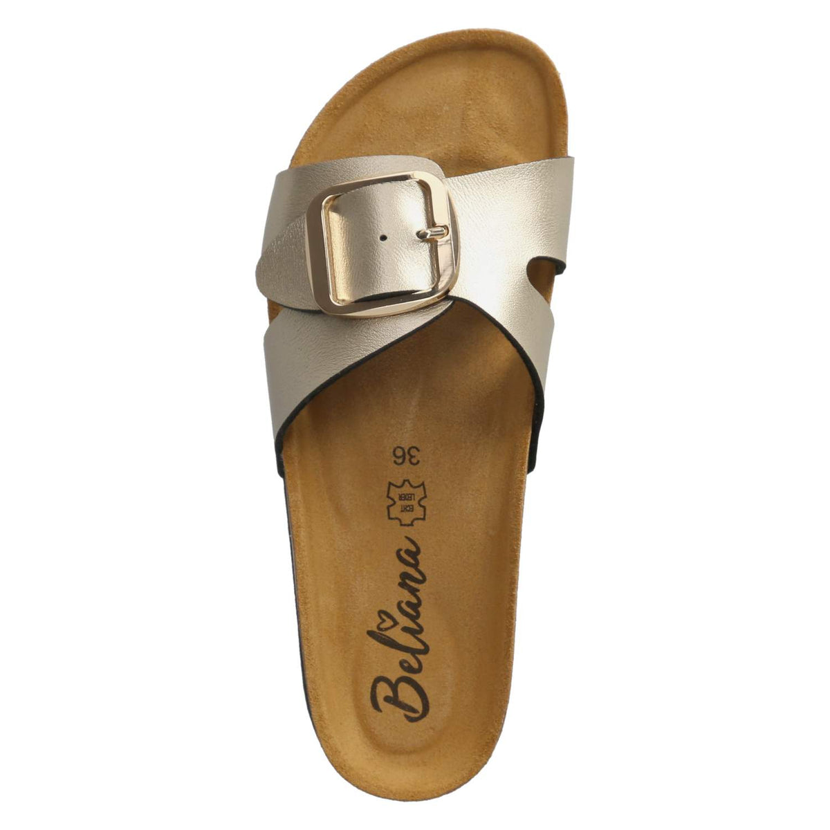 Pantoletten Gold