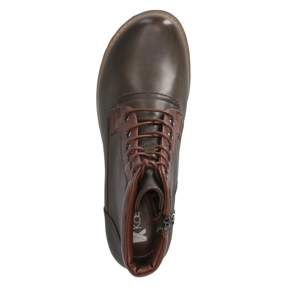Schnürstiefeletten Grün
