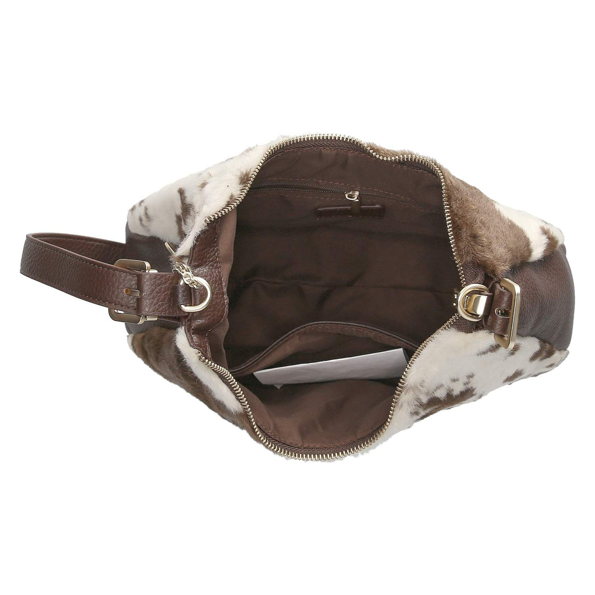 Schultertasche Braun