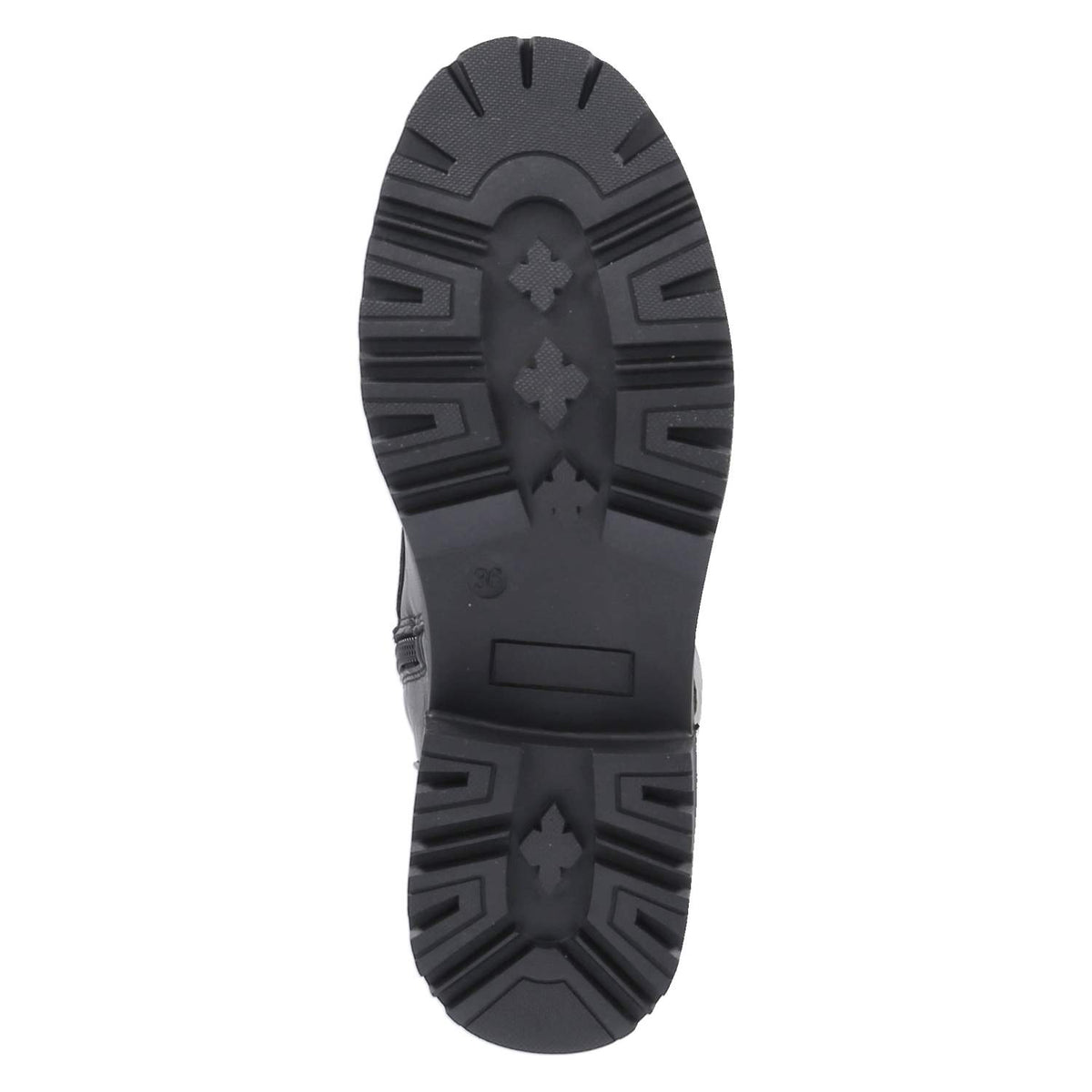 Schnürstiefeletten Schwarz