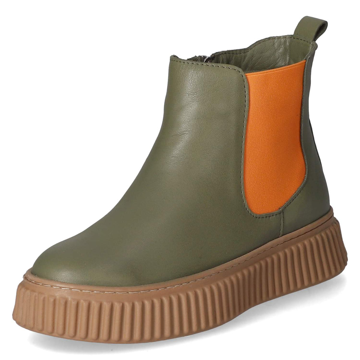 Chelsea Boots Grün