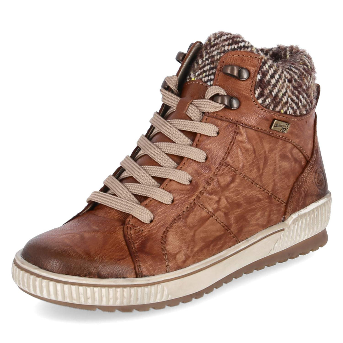 Schnürstiefeletten Braun