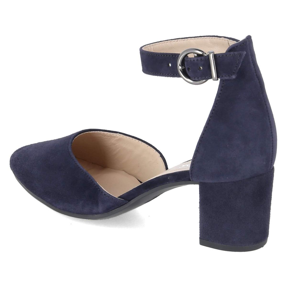 Riemchenpumps Blau