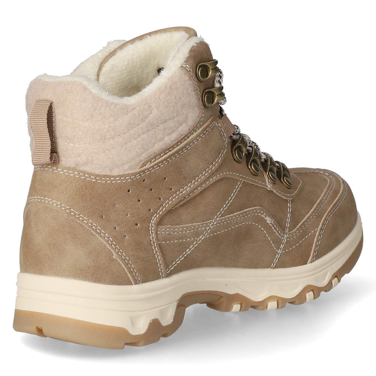 Schnürboots Taupe