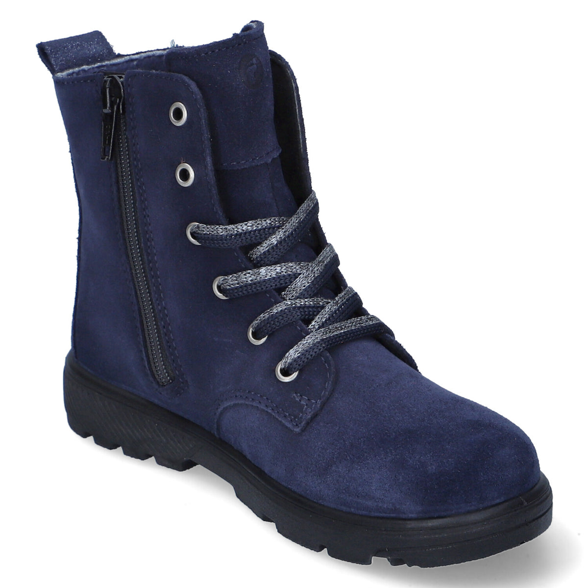 Schnürstiefeletten ALINA Blau