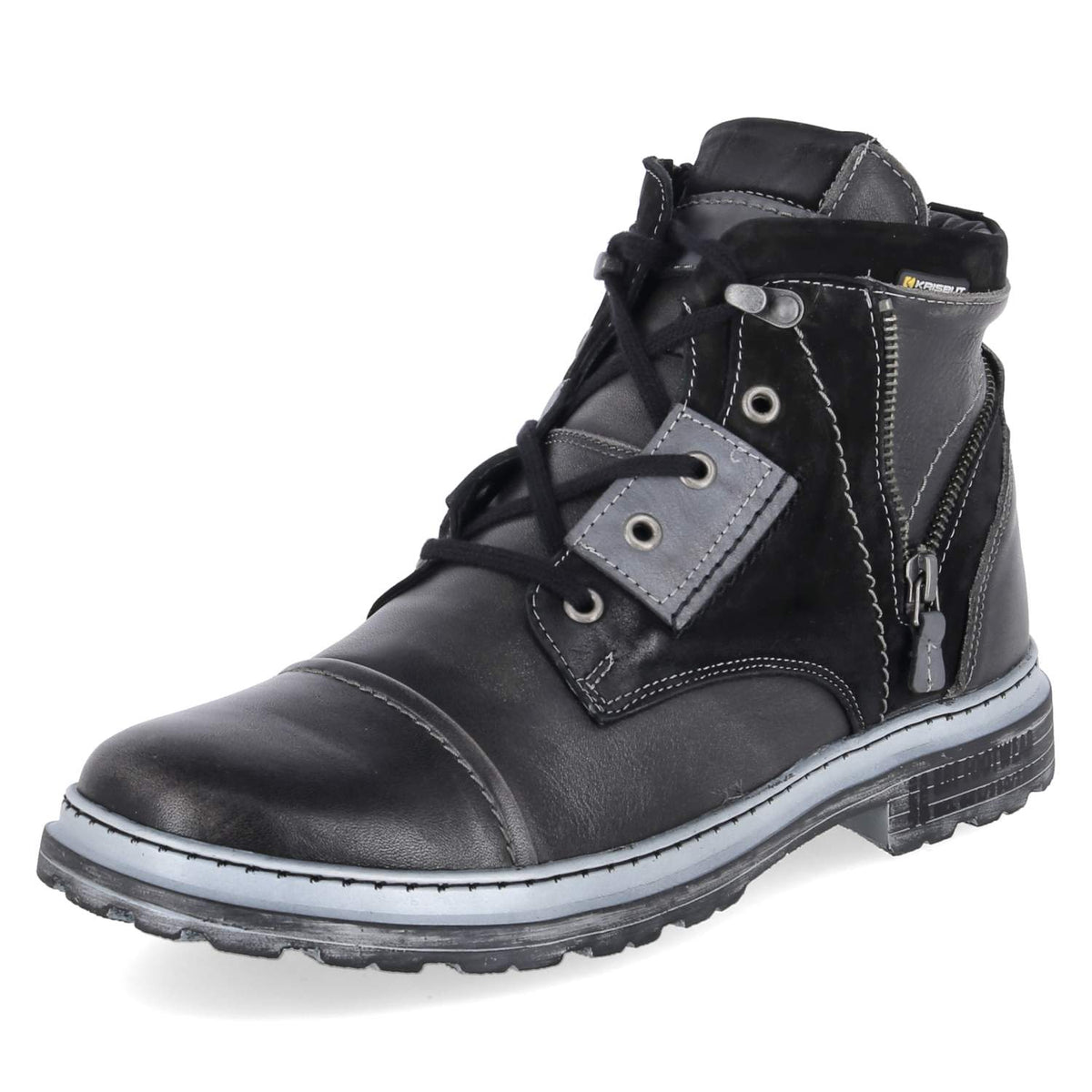 Schnürboots Grau