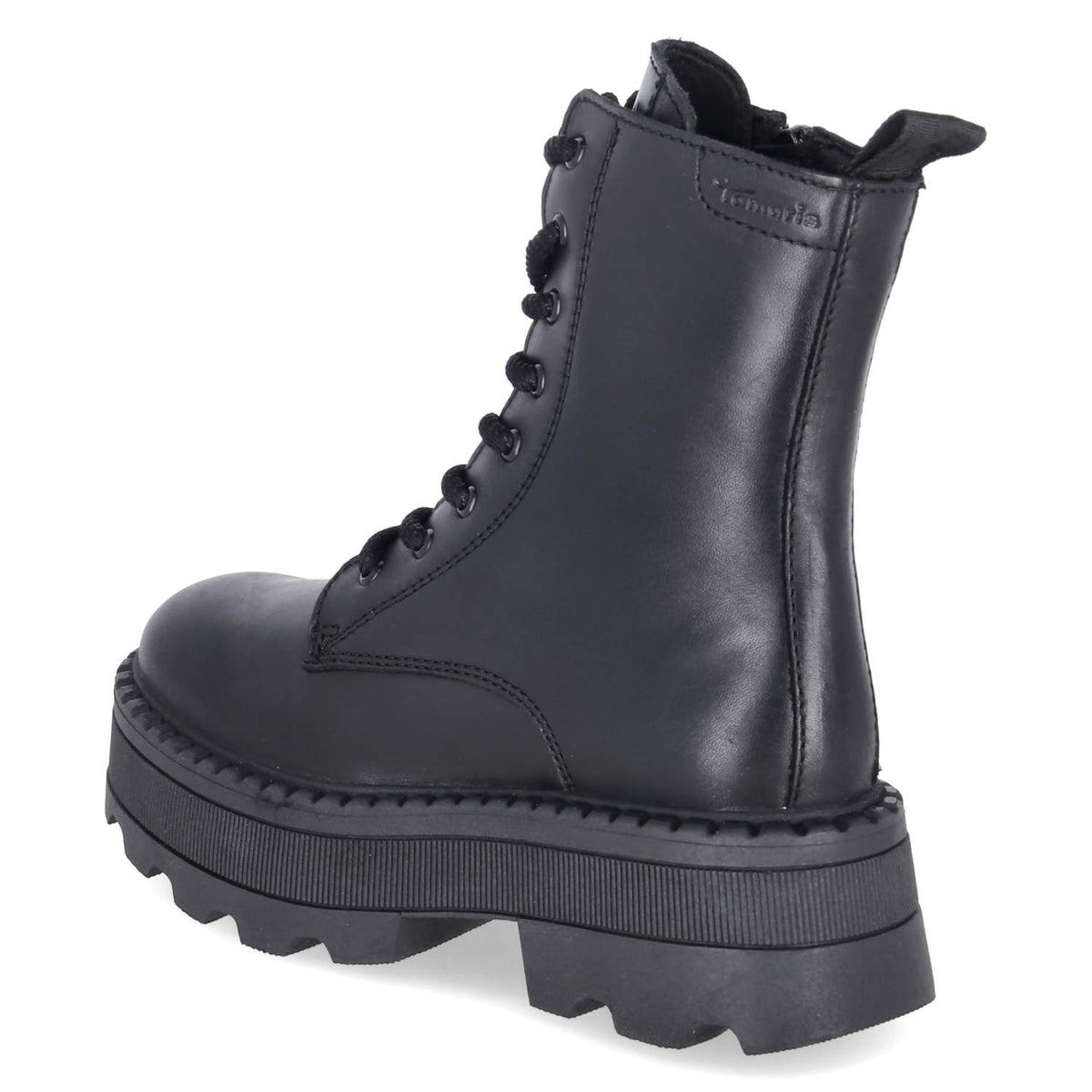Schnürboots Schwarz