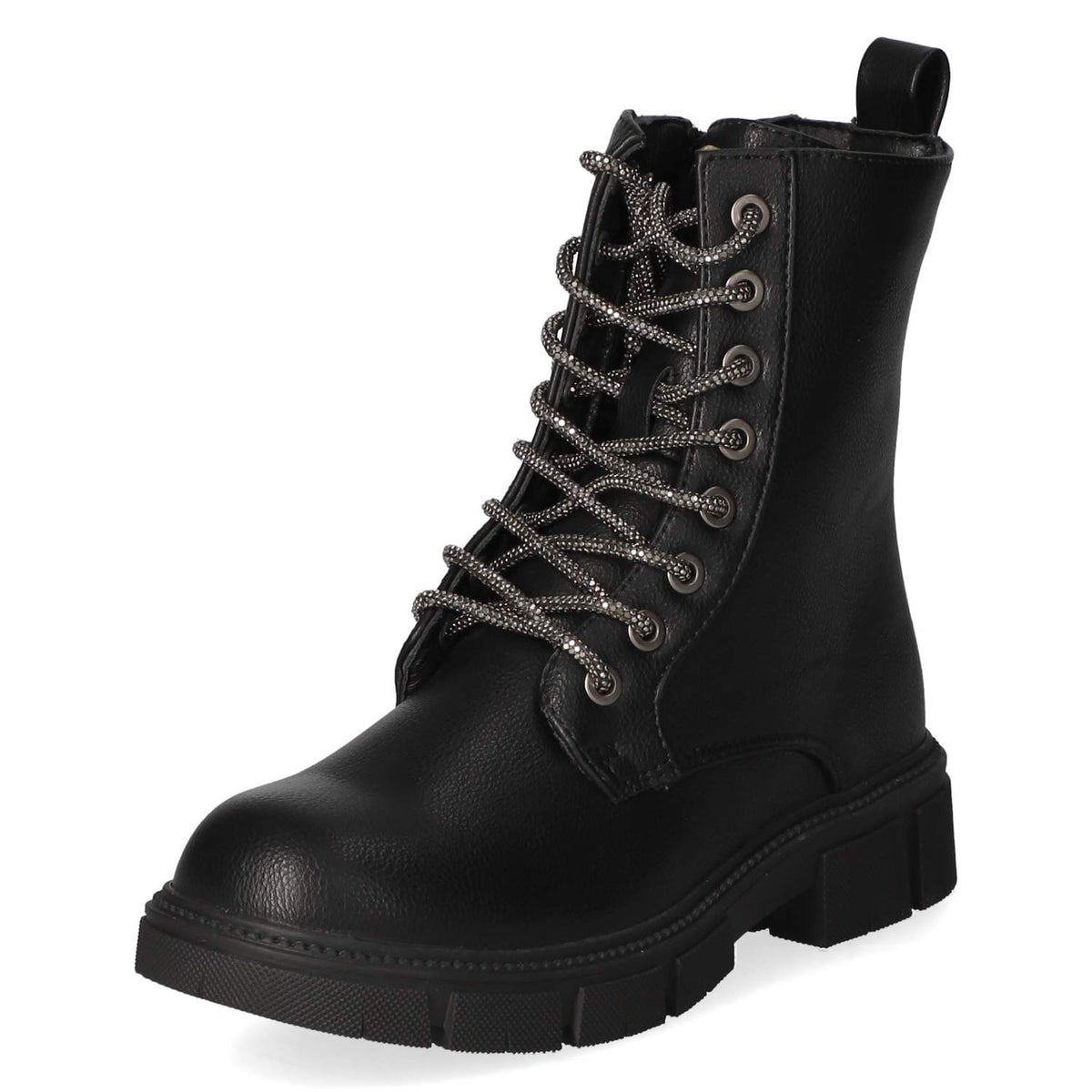 Schnürboots Schwarz