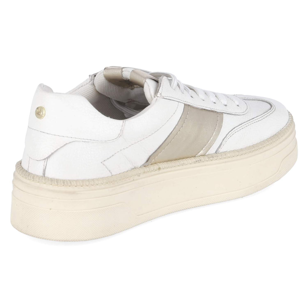 Plateau-Sneaker Weiß