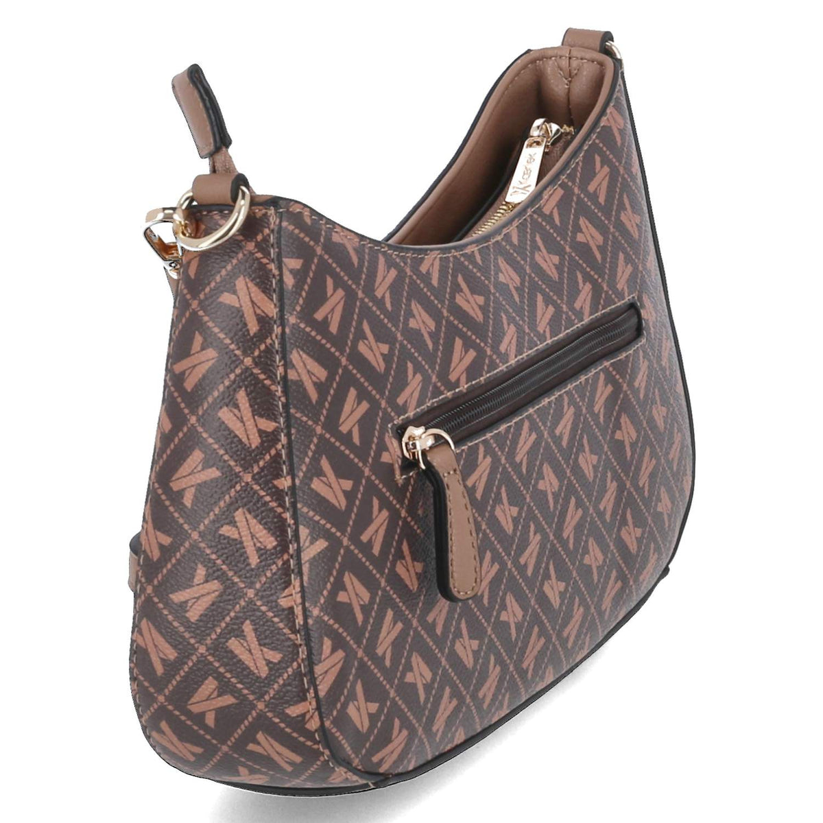 Schultertasche Braun