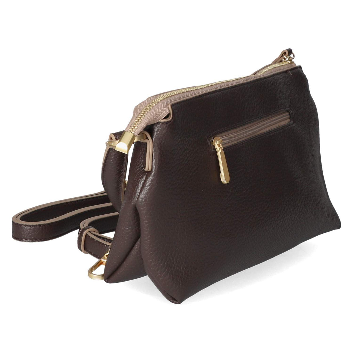 Schultertasche Braun