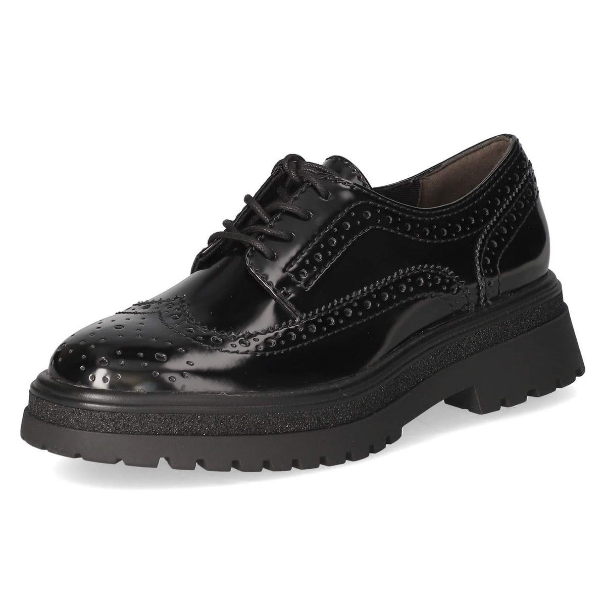 Schnürschuhe Schwarz