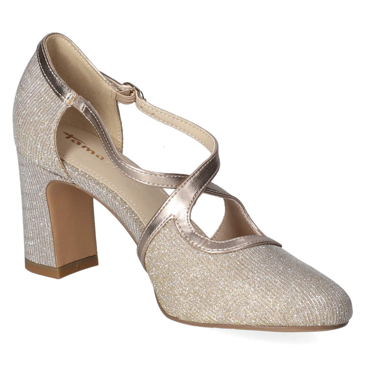 Spangenpumps Gold