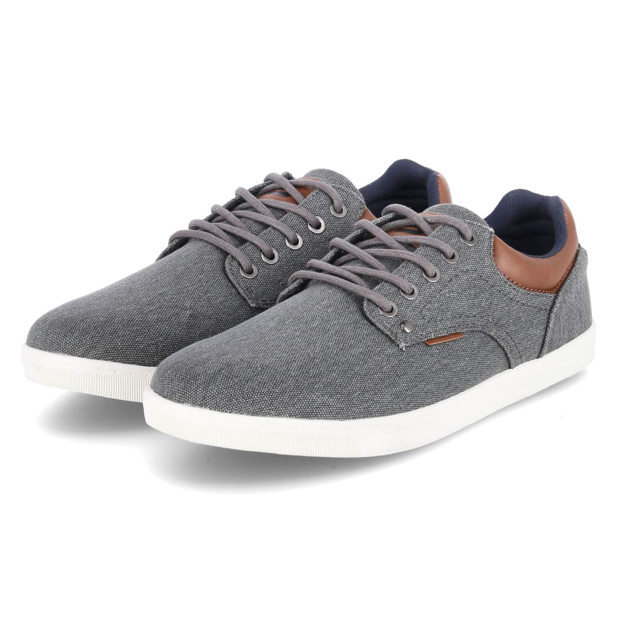 Halbschuhe Grau