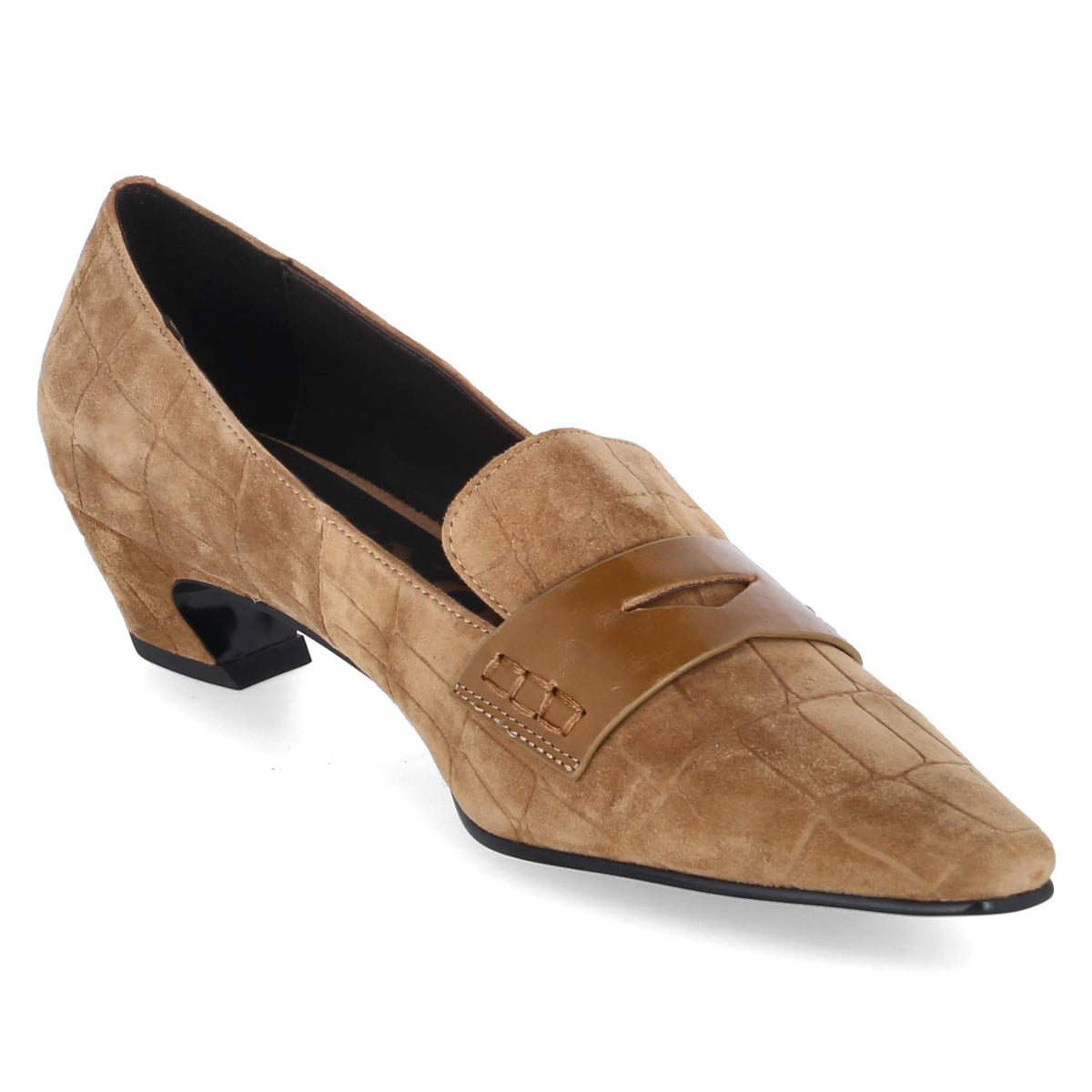 Hochfront-Pumps Braun