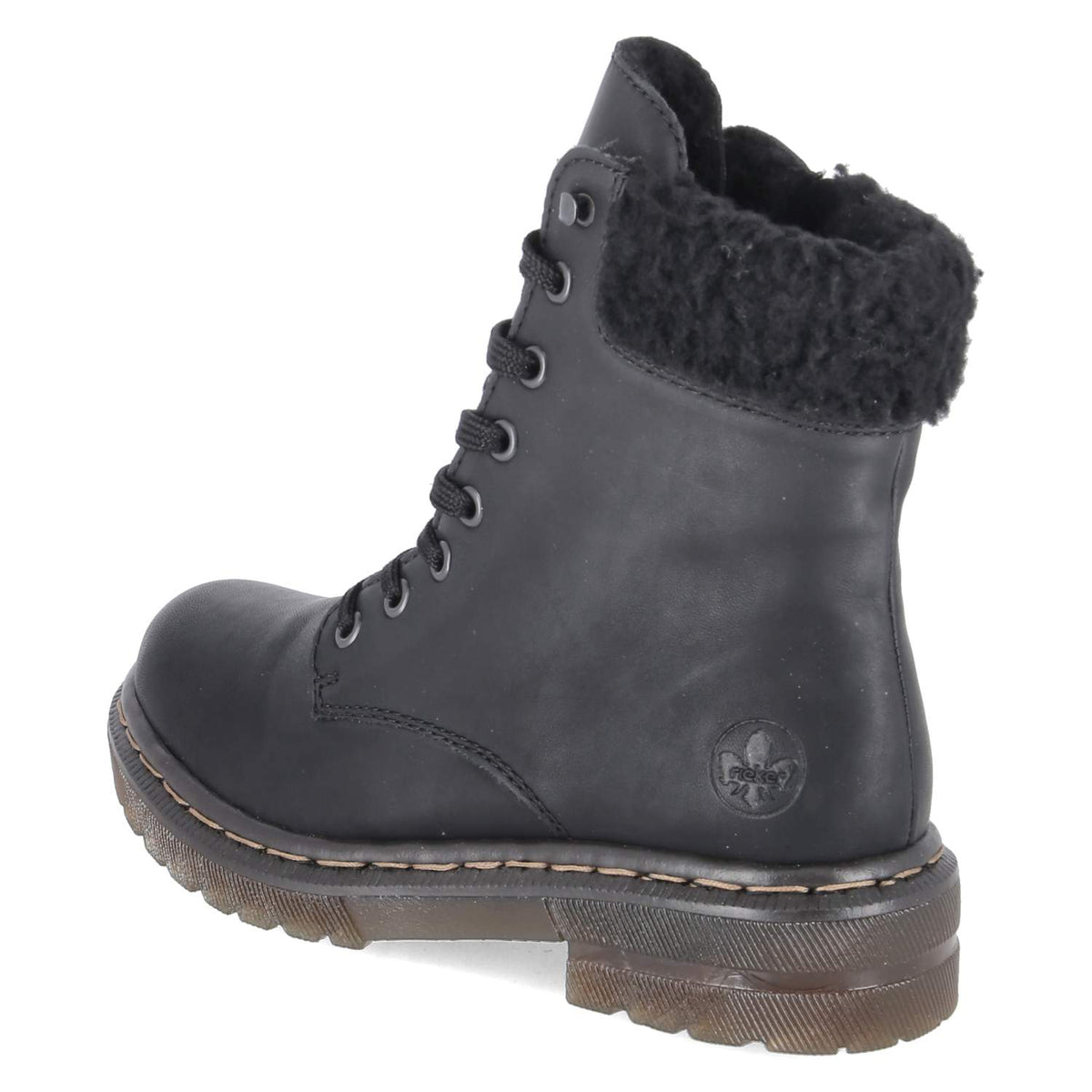 Schnürboots Schwarz