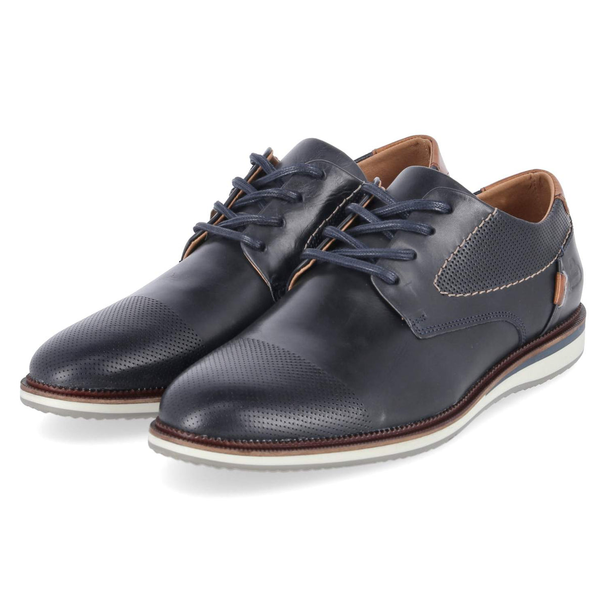 Halbschuhe Blau