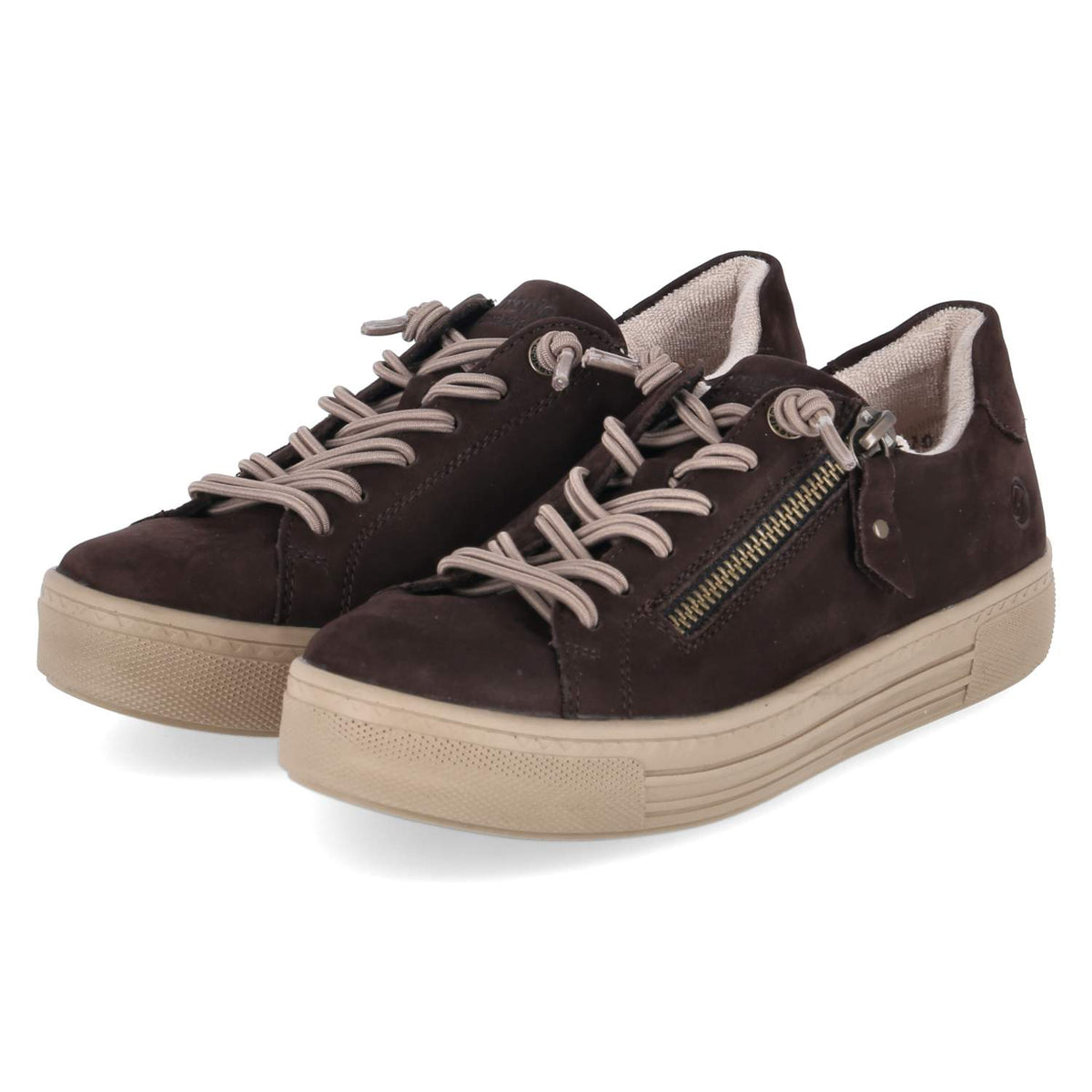 Halbschuhe Braun