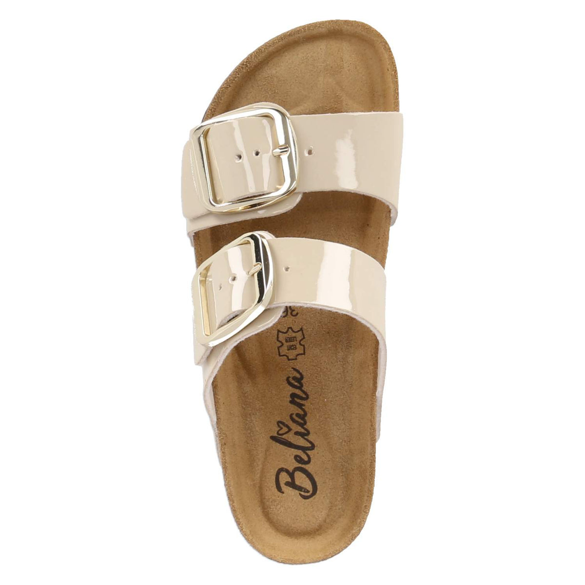 Pantoletten Beige