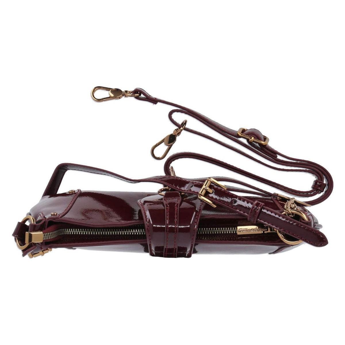 Schultertasche MARINA PATENT Rot
