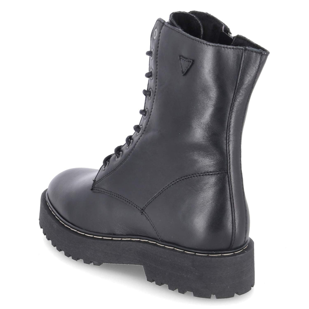 Schnürboots Schwarz