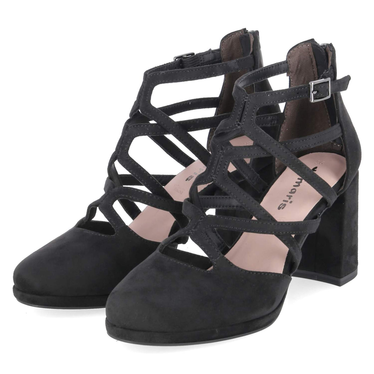 Riemchenpumps Schwarz