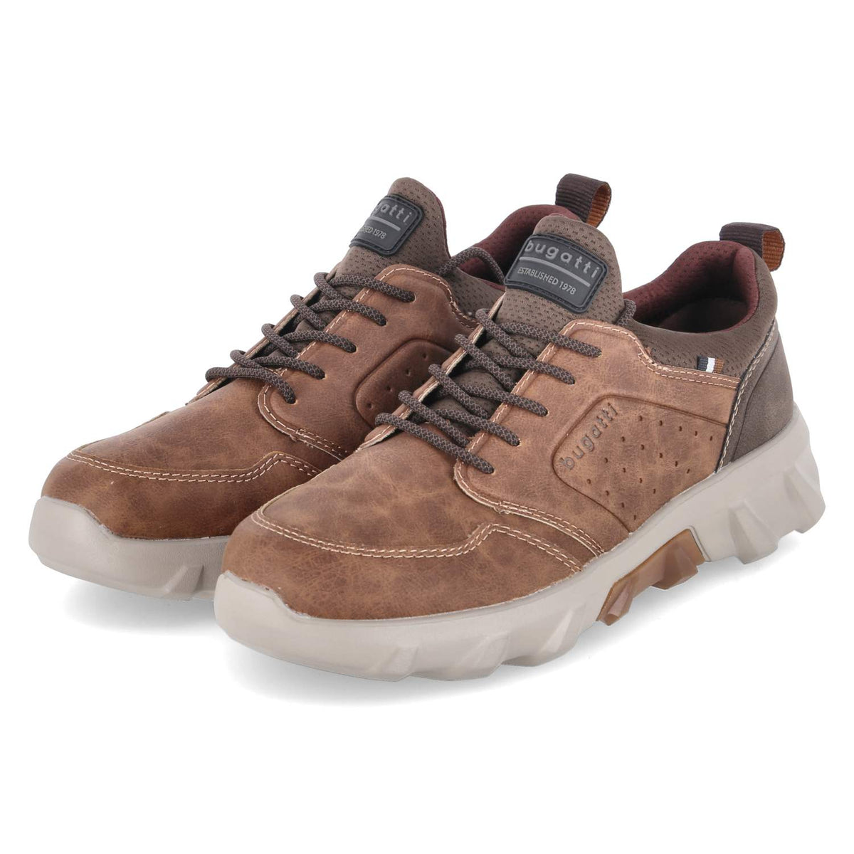 Halbschuhe Braun