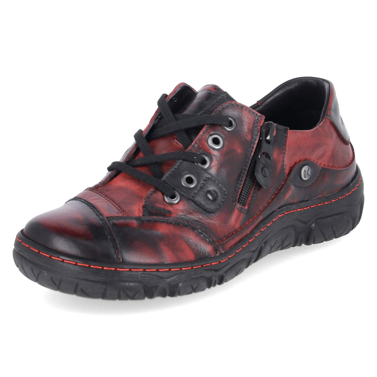 Halbschuhe Rot