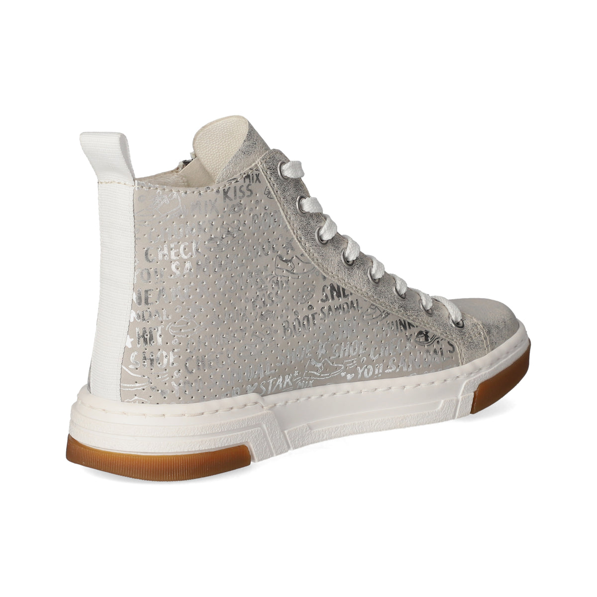 High Sneaker Silber