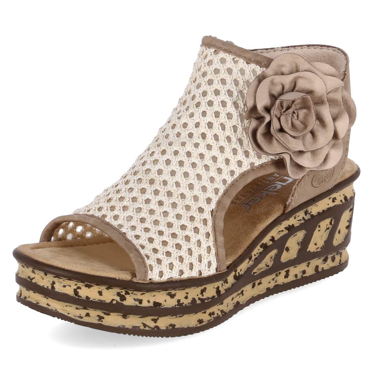 Keilsandaletten Beige