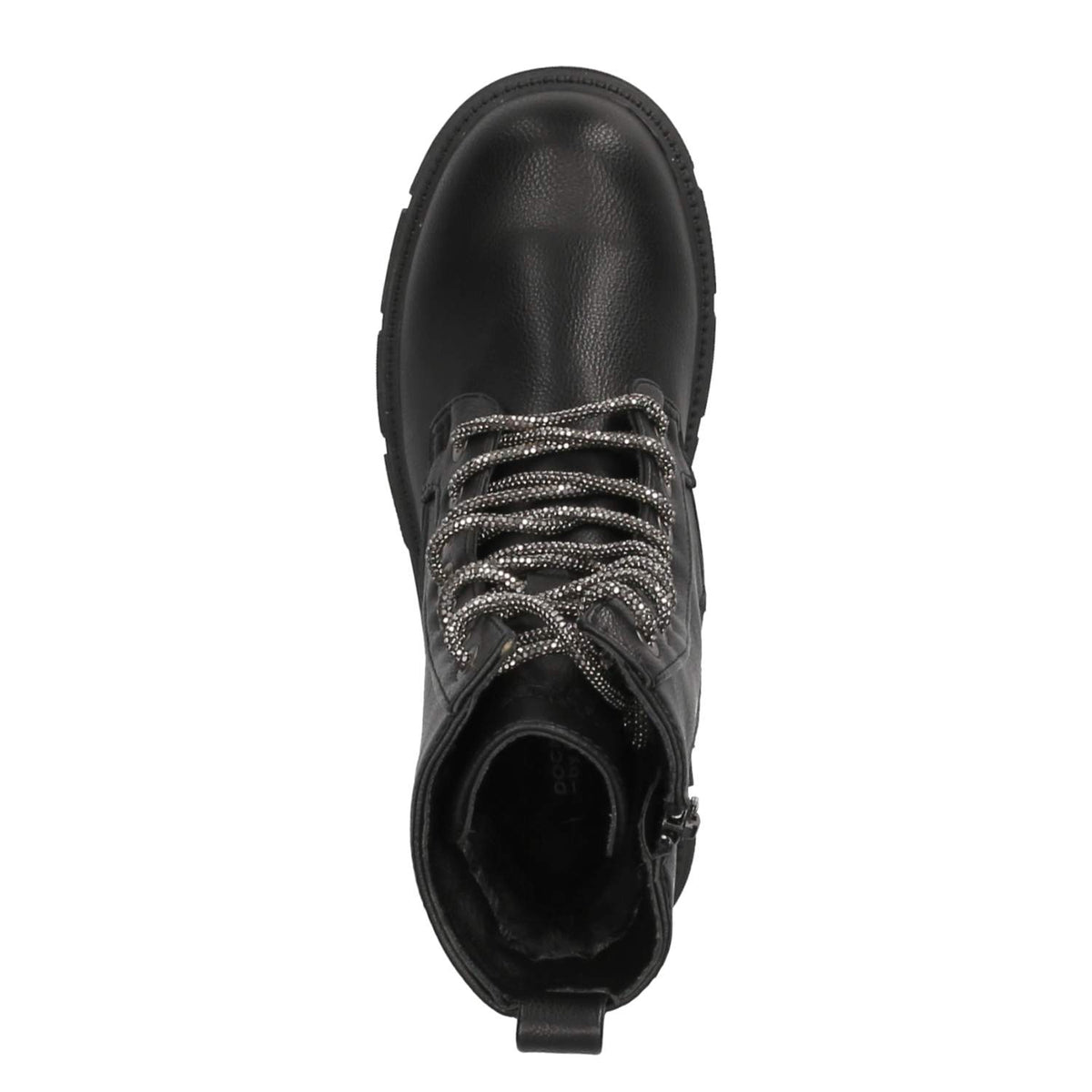 Schnürboots Schwarz