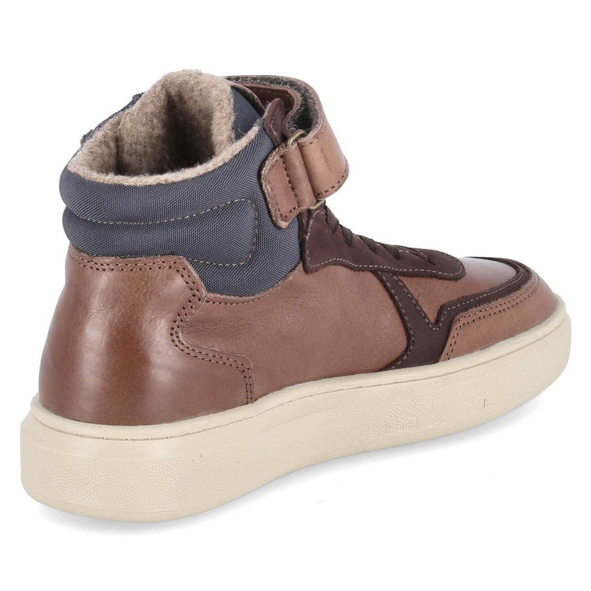 High Sneaker MIO TEX Braun