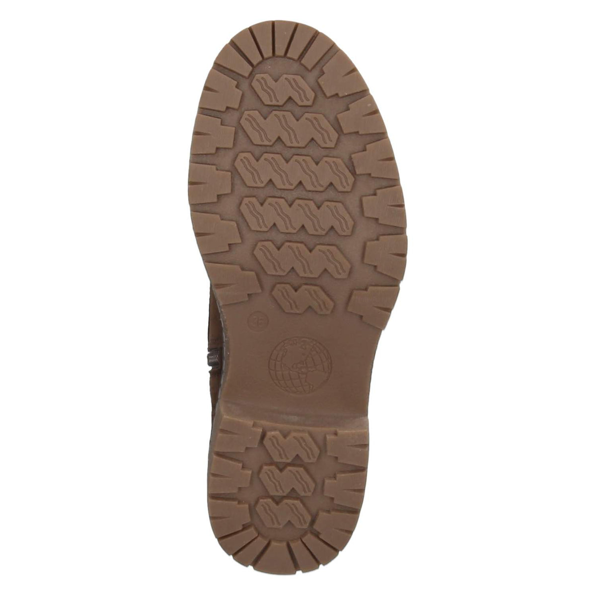 Schnürstiefeletten Braun