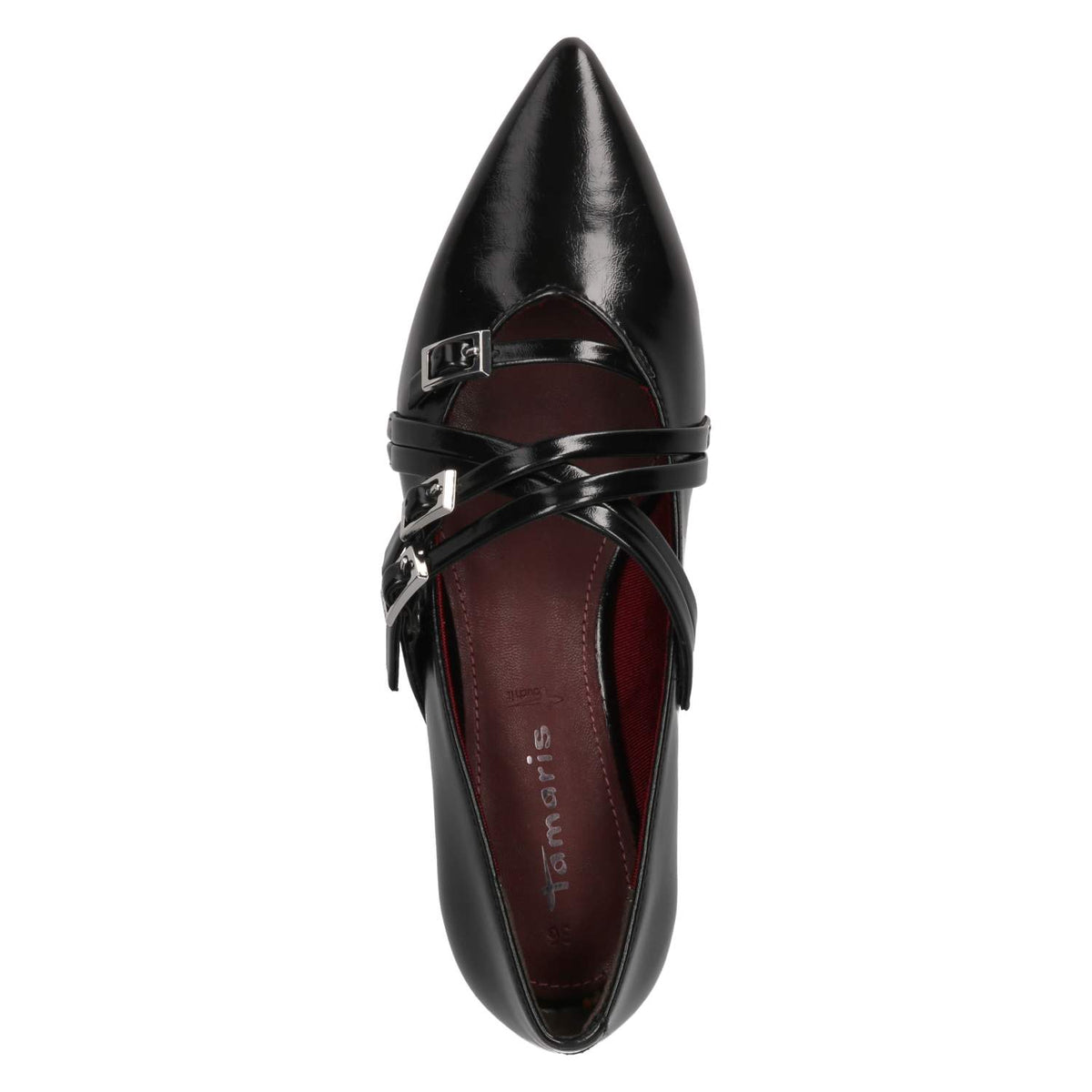 Spangenballerinas Schwarz