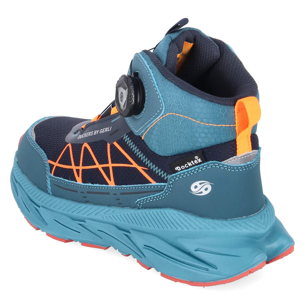 High Sneaker Türkis