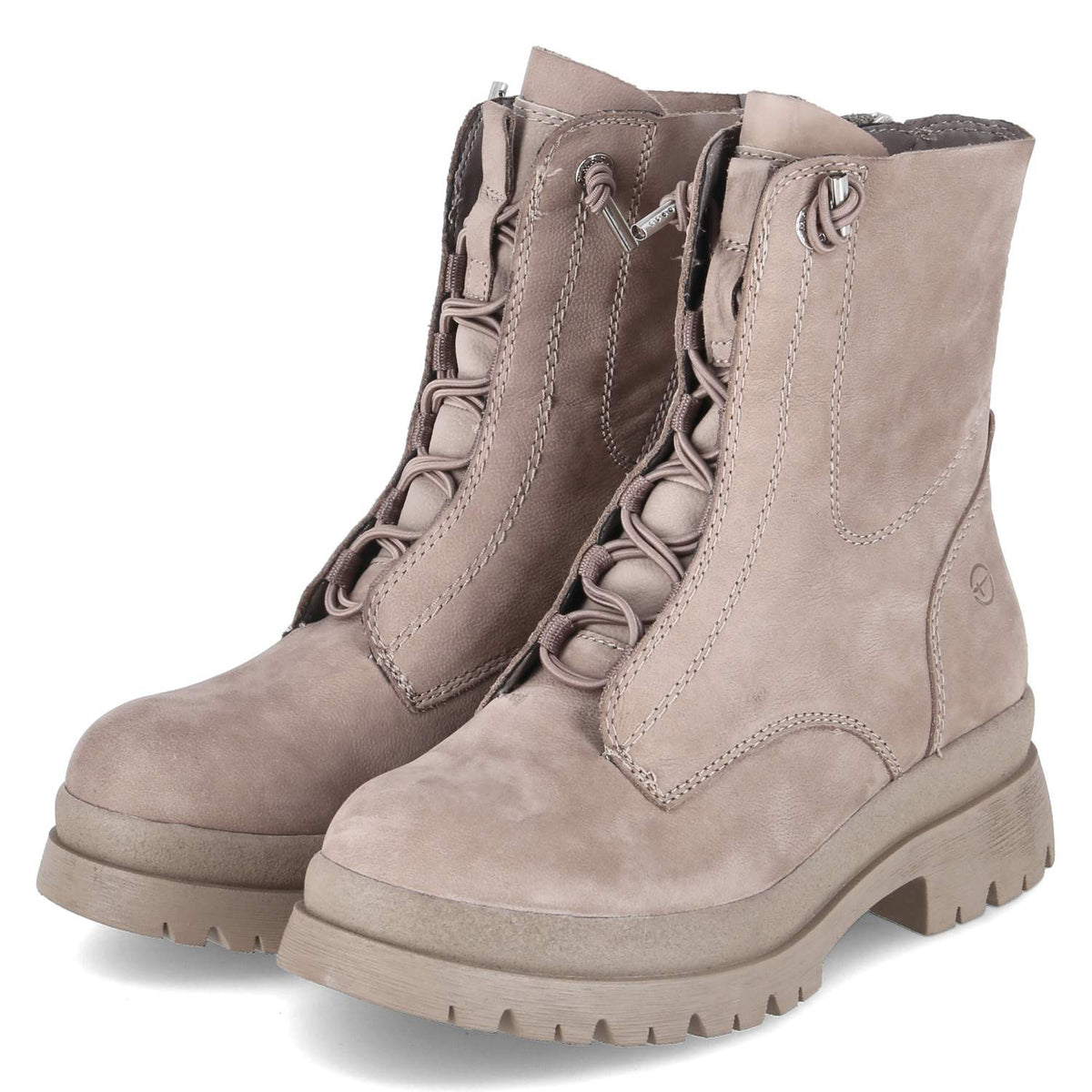 Schnürboots Taupe