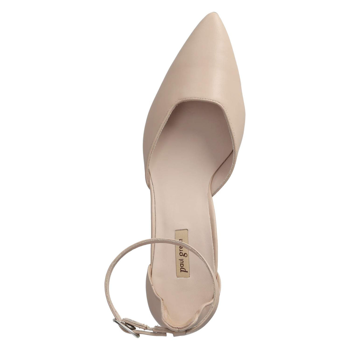 Riemchenpumps Beige
