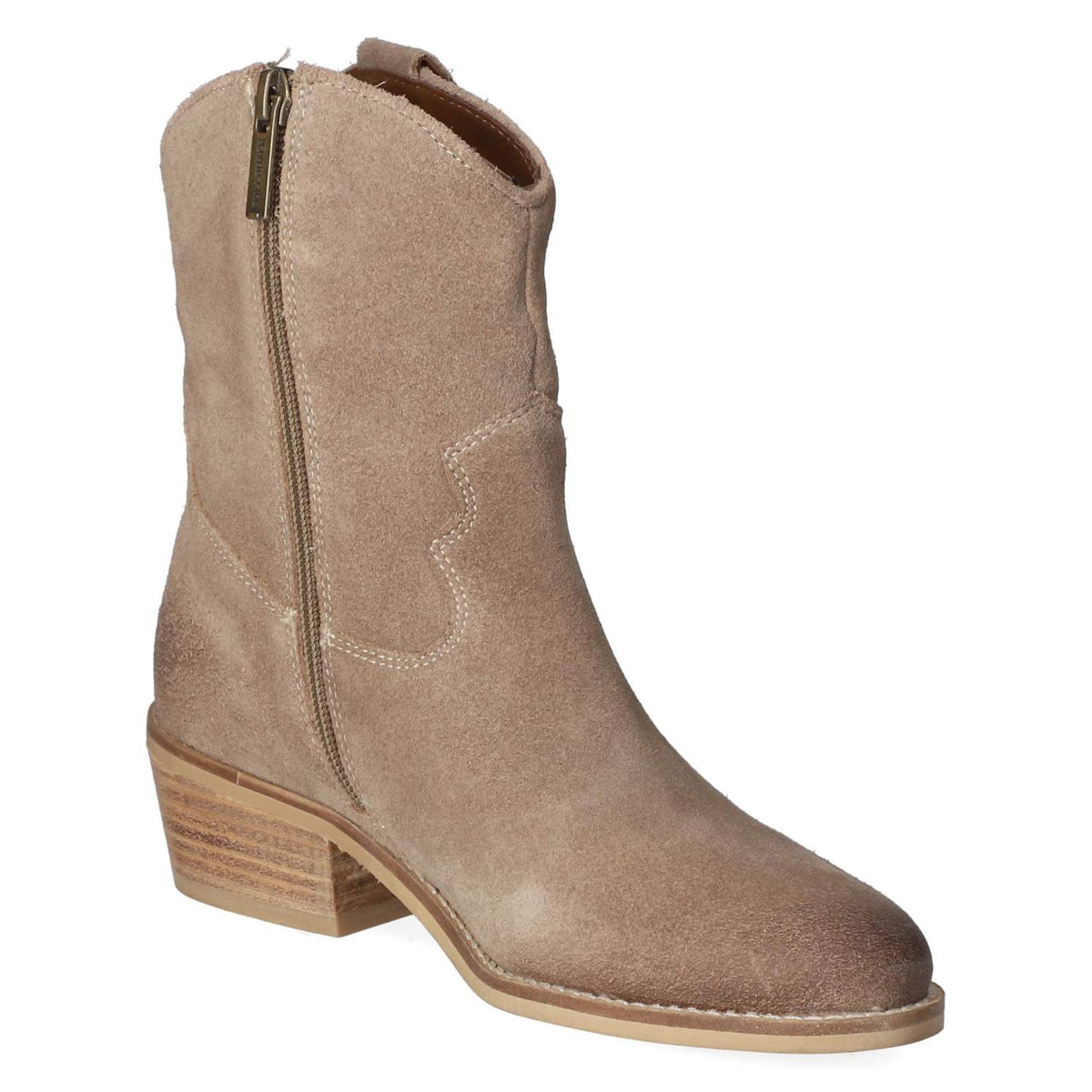 Westernstiefeletten Taupe