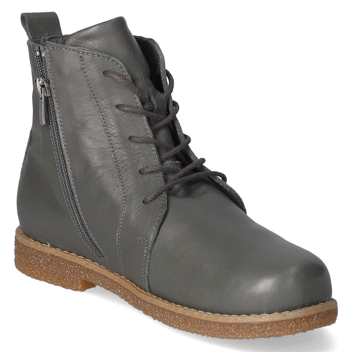 Schnürstiefeletten Grau