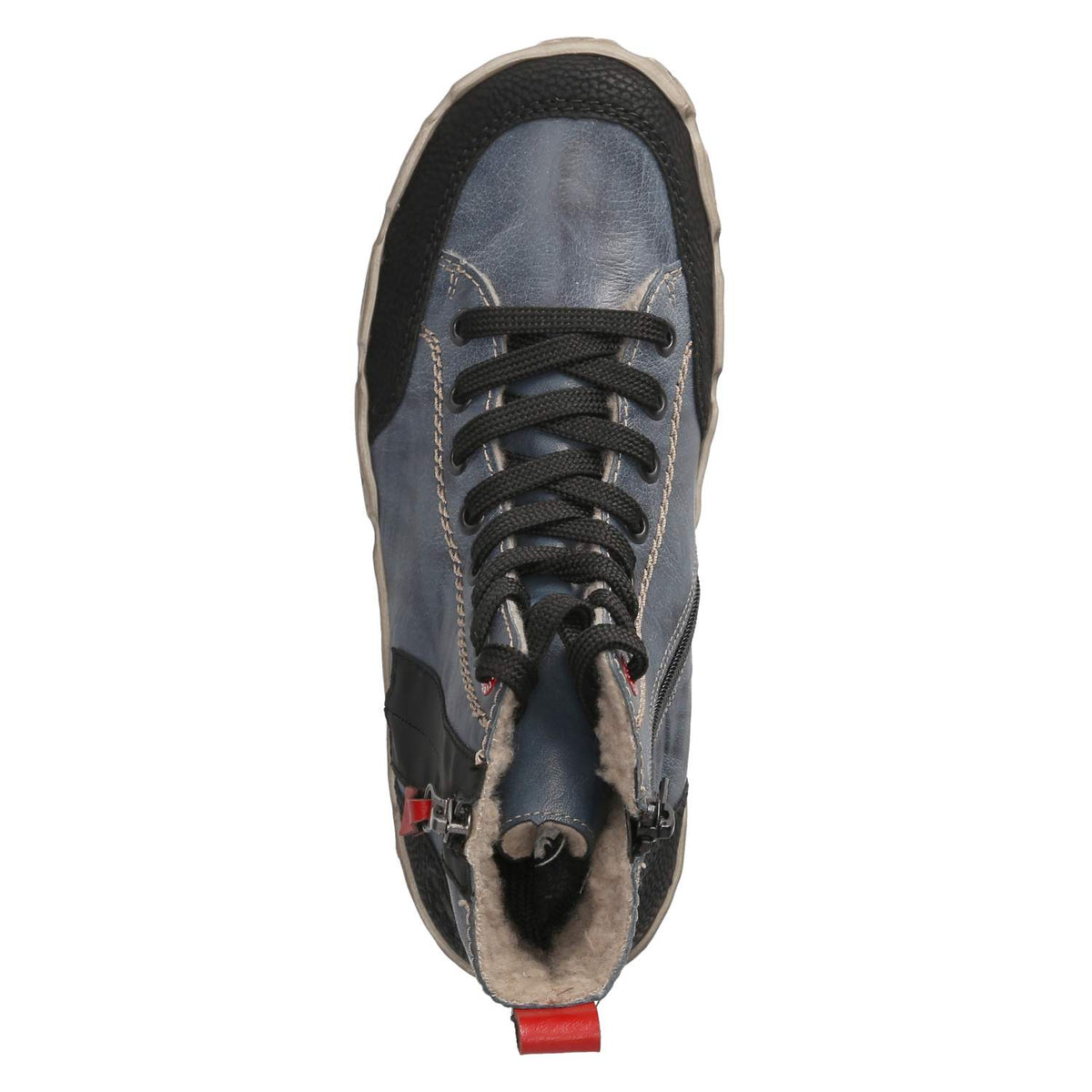 Schnürboots Blau