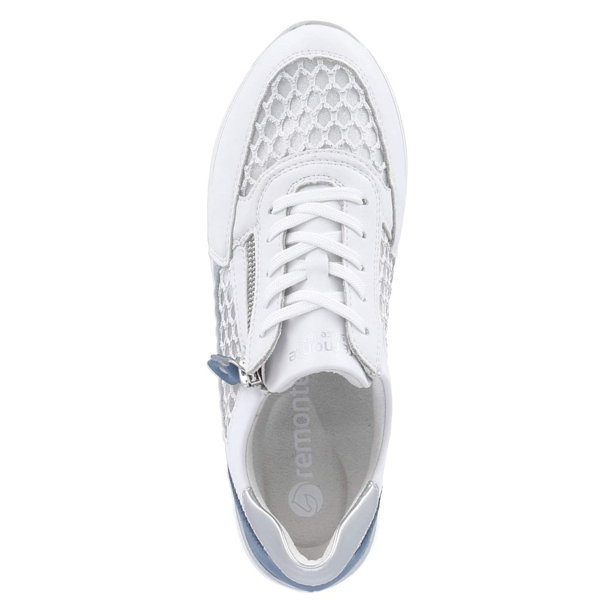Plateau-Sneaker Weiß