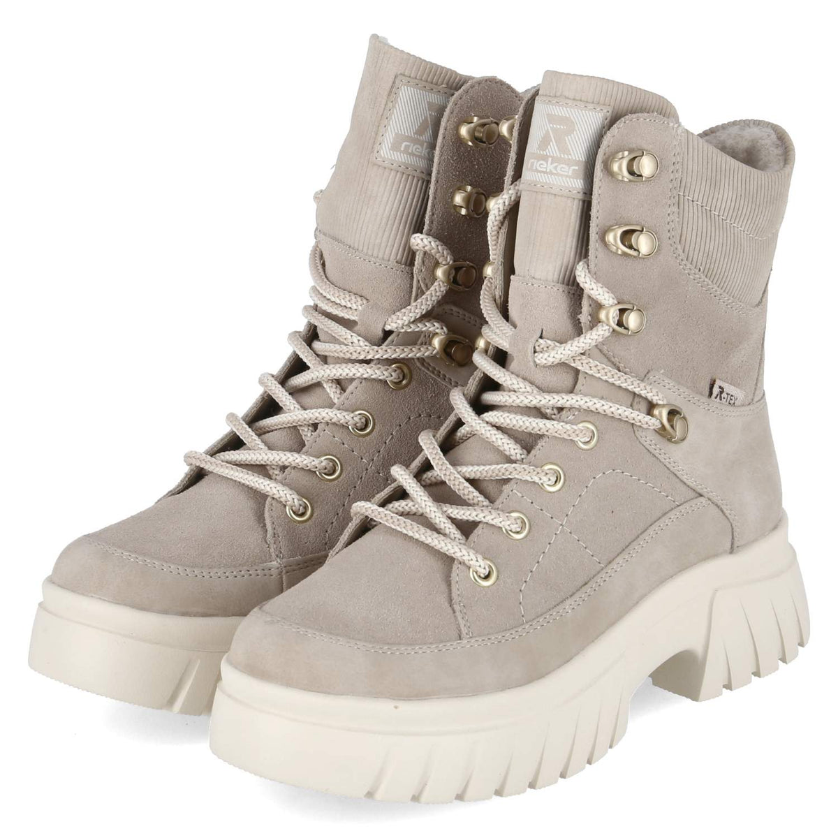Schnürboots Beige