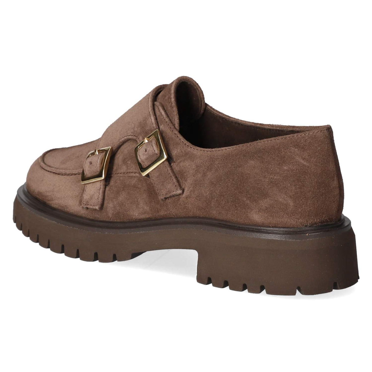 Schnallenschuhe Braun
