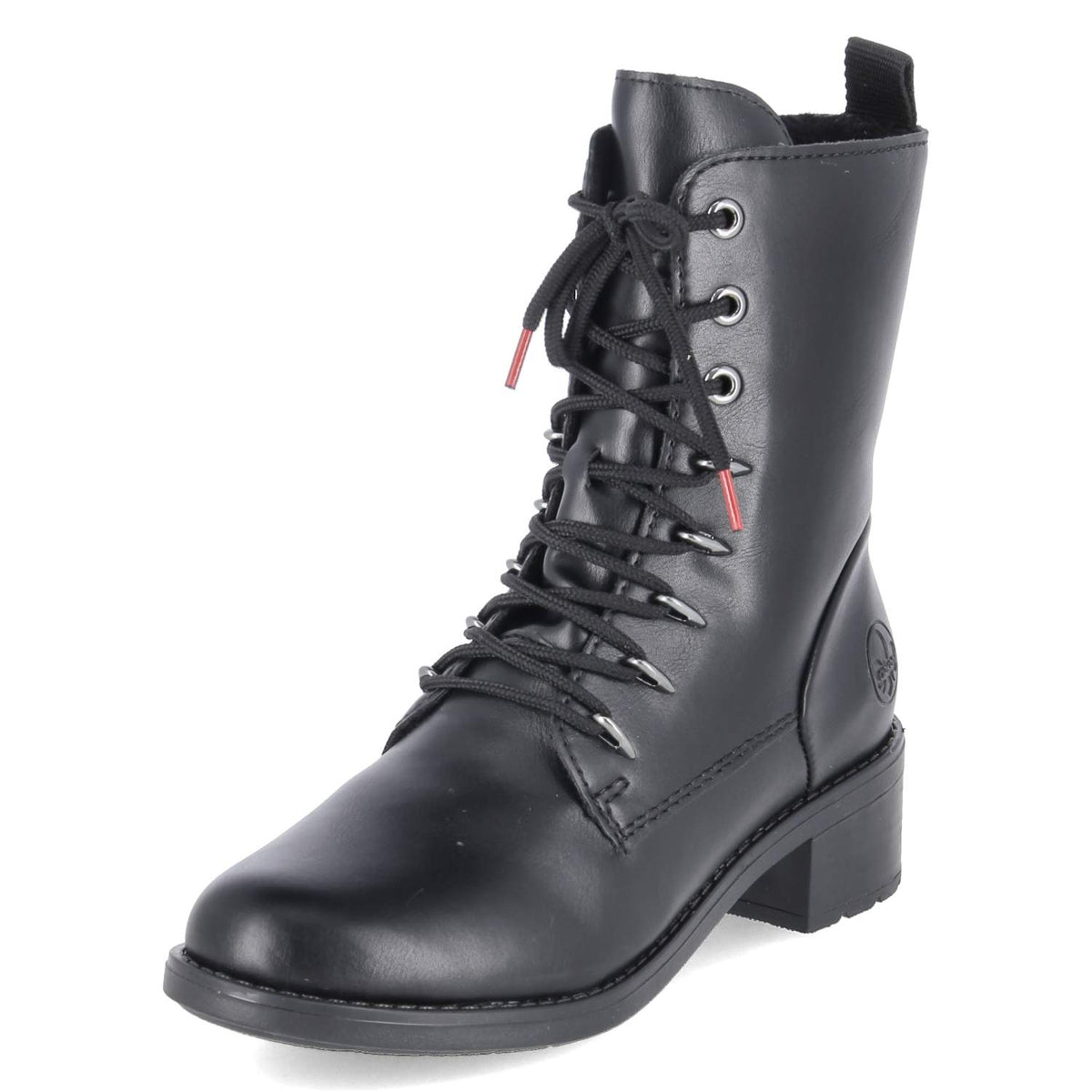 Schnürstiefeletten Schwarz