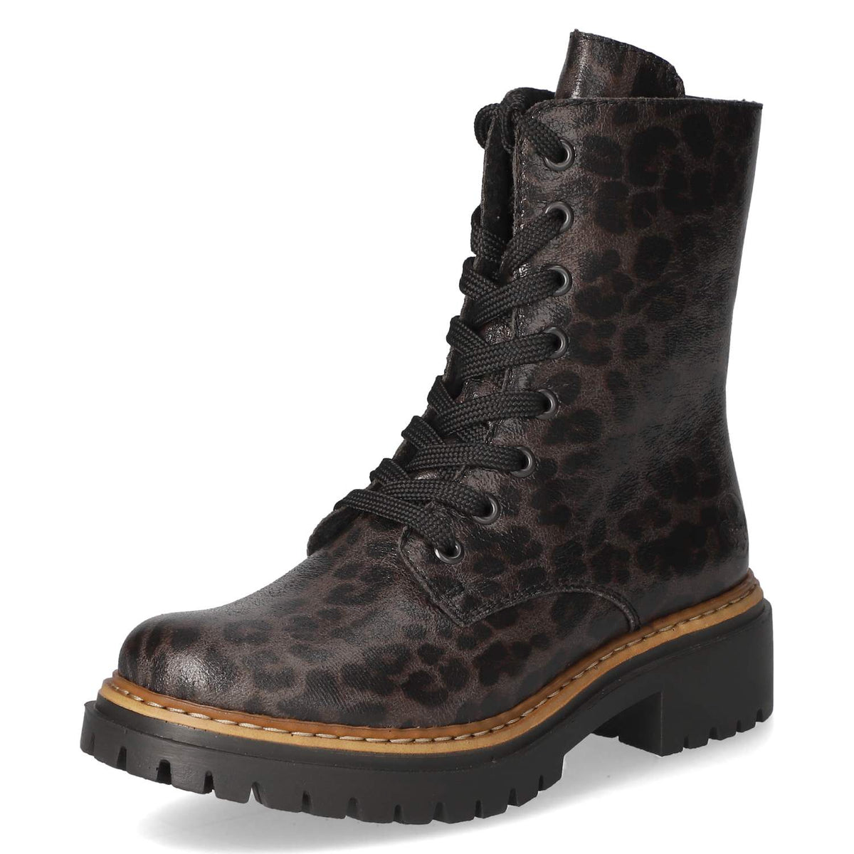 Schnürstiefeletten Braun