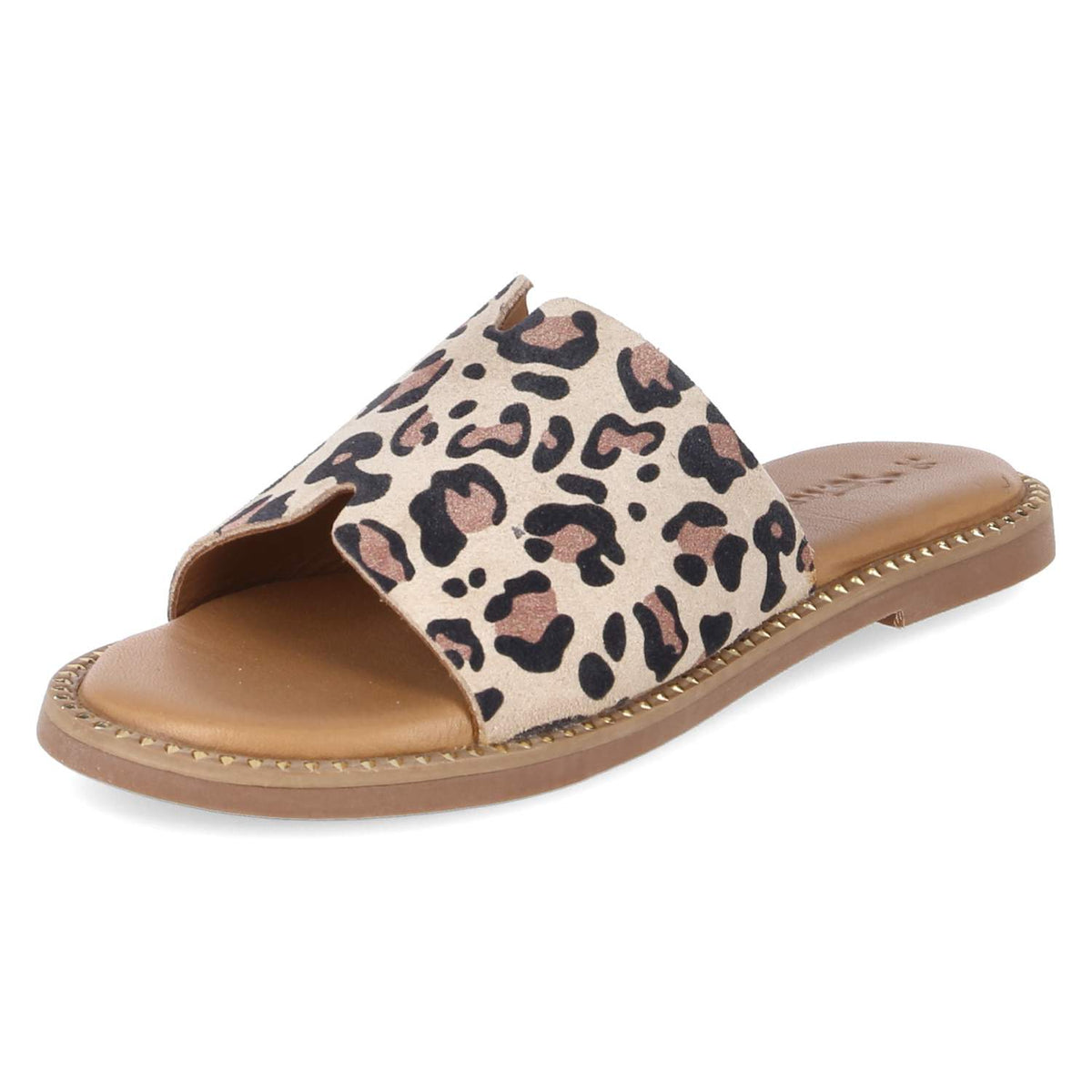 Pantoletten Beige